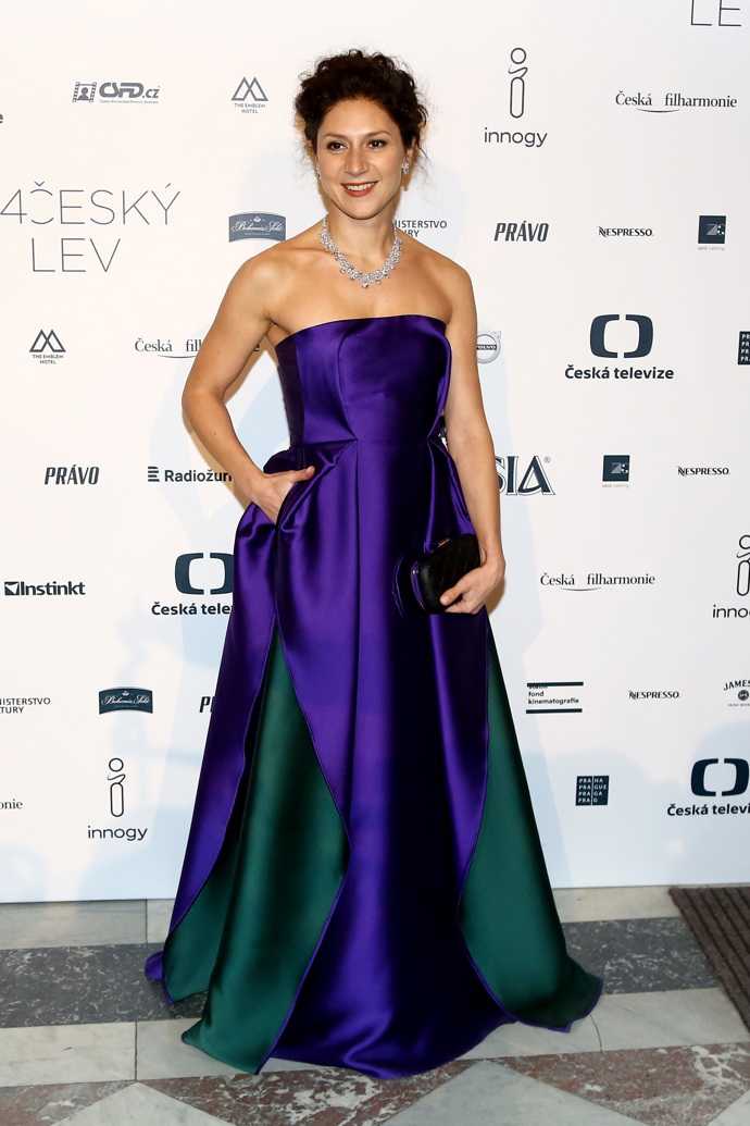 Martha Issová na Českém lvu v roce 2017.