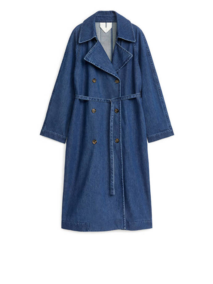 Trenčkot s úzkou vázačkou, Arket, 3 490 Kč