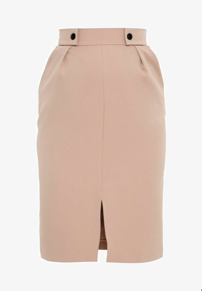 Zvýšený pas sileutě pouzdrové sukně velmi svědčí. (Awesome Apparel, 1 589 Kč)