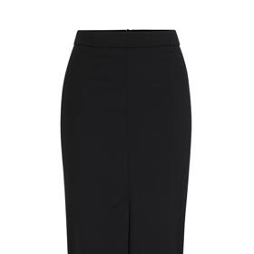 Prodloužit pouzdrovku pod kolena? Proč ne, v midi verzi je velmi stylová (HUGO, 4 450 Kč)