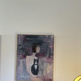 A ještě jedna kočka Petry Černocké - tentokrát na zdi