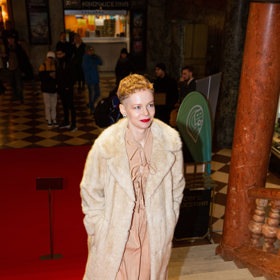 Anna Kameníková v roce 2022 v pražské Lucerně na premiéře filmu Grand Prix. 