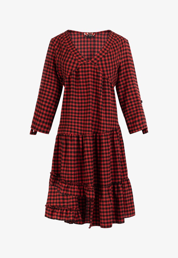 Pro dokonalý vzhled v grunge duchu budete potřebovat i nápadité šatičky. (MyMo Rocks, 1 290 Kč)