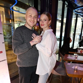 Adam Rundus s přítelkyní.