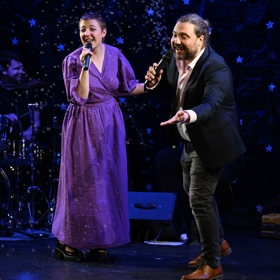 Anička Slováčková a Felix Slováček na Benefičním koncertu Otevřenými dveřmi pro Sudičku