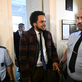 Dominik Feri odcházel v dobré náladě. 