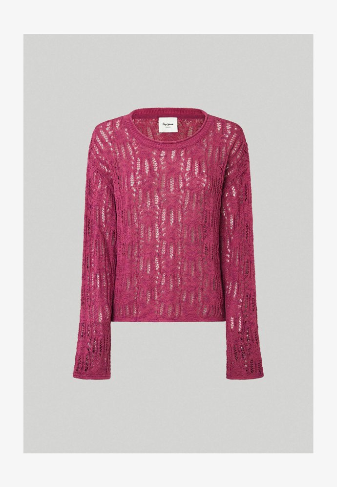 Ažurové komplety budou hitem blížícího se léta. (Top, Pepe Jeans, 2 490 Kč)