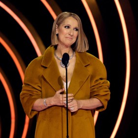 Po roce a půl, kdy se držela v ústraní a spekulovalo se o nejhorším, se Céline Dion začala objevovat na veřejnosti a letos v únoru pak předávala cenu Grammy zpěvačce Taylor Swift. Na pódium si přitom vzala kabát od Valentina, prý proto, že se tak cítila jistější a chtěla se i trošku skrývat před dotěrnými zraky.