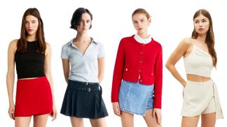 Znáte praktické křížence mini sukně a šortek? Nejen generace Z objevila na jaře 2024 kouzlo skorts