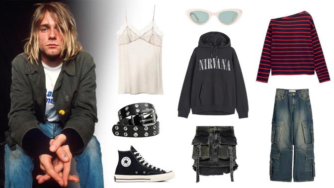 Flanelky a vytahané svetry 30 let po smrti Kurta Cobaina: Jeho ikonický módní styl grunge nově oslovuje generaci Z