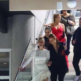 Bára Poláková si slavnostní večer i přes neproměněnou nominaci užívala.