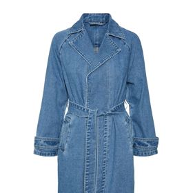 Trenčkot z denimu se skrytým zapínáním, Vero moda, 2 790 Kč.