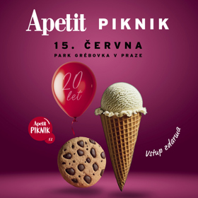 Nezapomeňte si poznamenat datum 15. červen 2024, ať vám Apetit piknik neunikne...