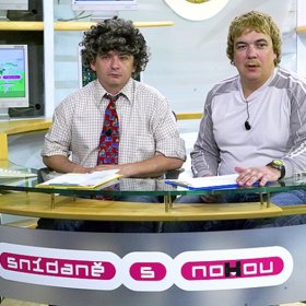 Michal Suchánek se proslavil s kolegou Richardem Genzerem v pořadu Tele Tele. 