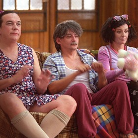 Legendární rodina Kopečkovic z Tele Tele: Richard Genzer, Michal Suchánek, Veronika Žilková a Josef Carda