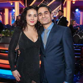 Radek Banga s manželkou Veronikou, která mu také dělá manažerku.