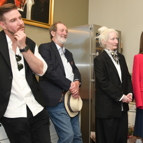 Vladimír Polívka si křest knihy své mámy užíval.