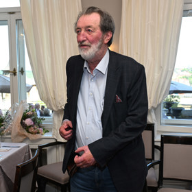 Bolek Polívka si svatbu nenechal ujít. 