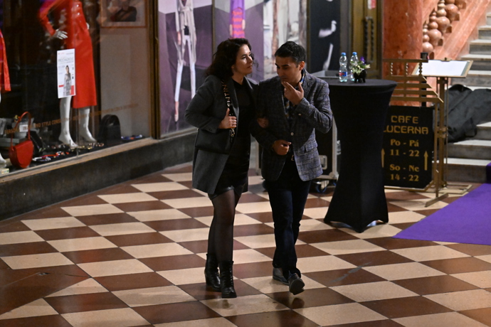 Radek Banga s maželkou.