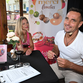 Roman Šebrle se svou novou přítelkyní Hedvikou.