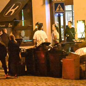 David Pastrňák nemohl na party chybět.