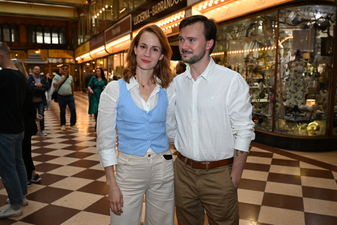 Barbora Mudrová s manželem.