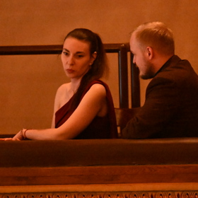 Artur Štaidl na premiéře poslední části minisérie Iveta.