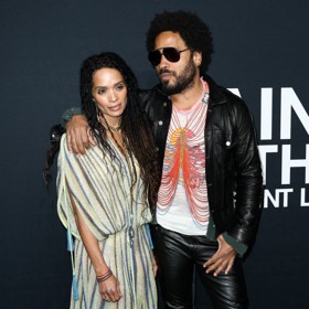 Lenny Kravitz s exmanželkou Lisou Bonet, s níž má jedinou dceru Zoë.