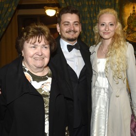 Jaruška před časem s Vojtěchem Stašem a jeho ženou Helenou.