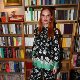 Iva Pazderková zvolila stejný komplet před pár dny na akci věnované Dnu astmatu.