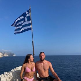 Petra a Vašek Jurečkovi na dovolené.