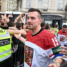 Jakub Flek mezi fanoušky. 