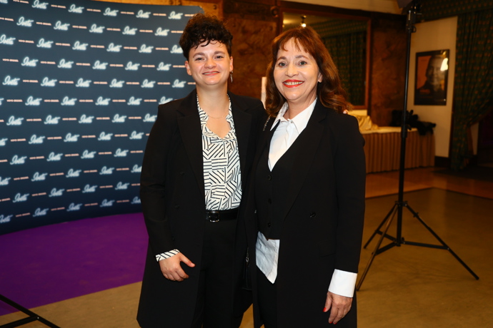 Alena Mihulová s dcerou Karolínou.