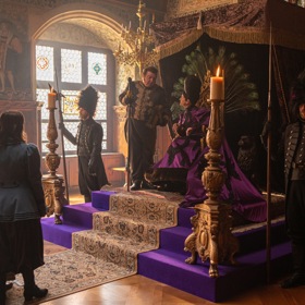 Natáčení pohádky Tři princezny.