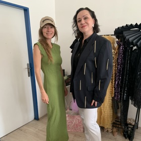 Šéfredaktorka Lifee.cz Markéta Behinová na návštěvě u návrhářky Jany Horejšové.