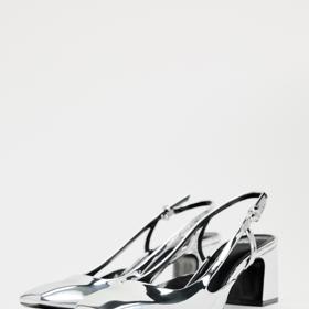 Metalické lodičky, Zara, 799 Kč