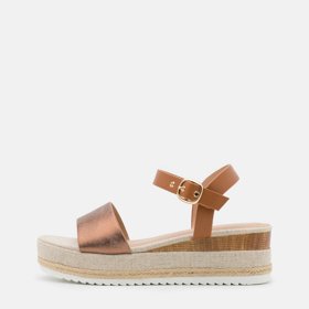 Metalické sandály na platformě, Anna Field, 720 Kč