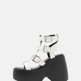 Páskové kotníčkové sandály na masivní platformě s podpatkem, Even&Odd, 890 Kč