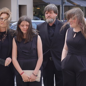 Rodina a přátele přišli dát poslední sbohem Janu Kačerovi. 