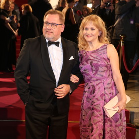 Václav Kopta a Simona Vrbická na letošním předávání cen Český lev.