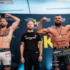 Oficiální vážení Oktagon 58, oba aktéři odvety století, Karlos Vémola i Attila Végh úspěšně navážili. 