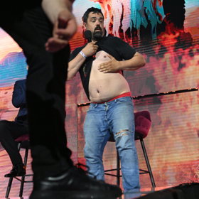 Pavel Novotný se očividně dobře bavil.