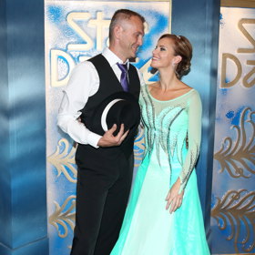 Jan Tománek se svou manželkou, tanečnicí Kamilou.