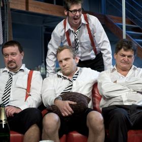 Martin Hruška (vlevo) hrál hodně v divadle.