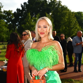 Nela Slováková na PONER Circus fashion show. 