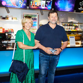 Jan Hrušínský s manželkou.