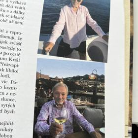 Karel Gott si se svou ženou rád dopřál sklenku dobrého vína.