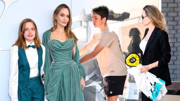 Angelina Jolie ukázala patnáctiletá dvojčata Vivienne a Knoxe.