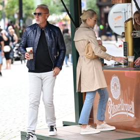 Richard s Annou na kolonádě.