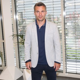 David Lafata na slavnostním zahájení Chance ligy.